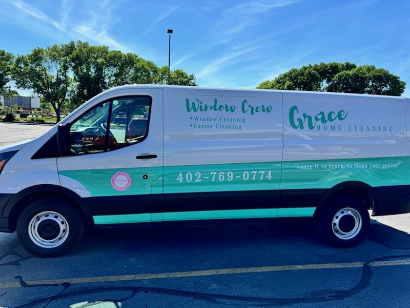 Grace Window Cleaning Crew Van (Omaha and Surrounding areas)