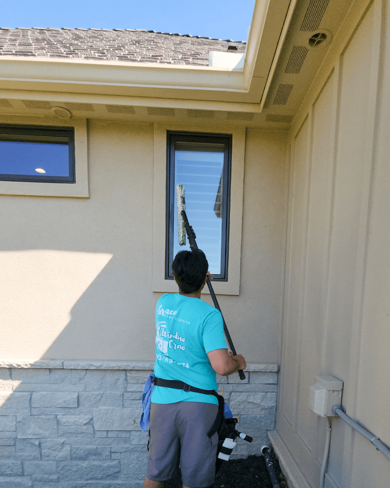 Window Cleaning Service with Advanced Water Fed Pole WFP System
